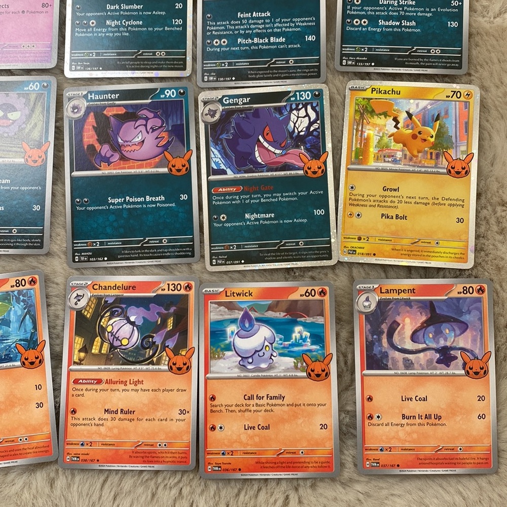 Pokémon Halloween Trick or Trade Trading Cards 30 Full Set New 🎃 - Picture 7 of 16